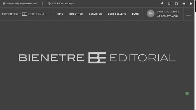 Bienetre Editorial homepage