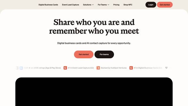 Blinq homepage