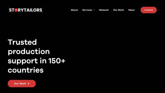 Story Tailors homepage